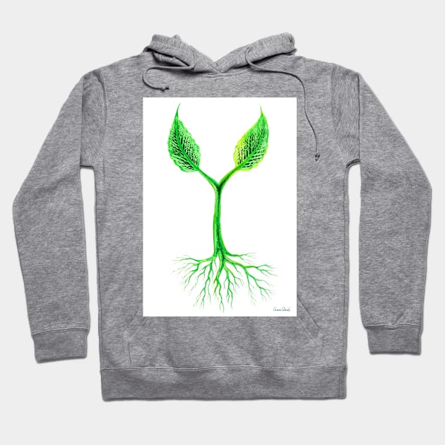 Young plant Hoodie by CORinAZONe